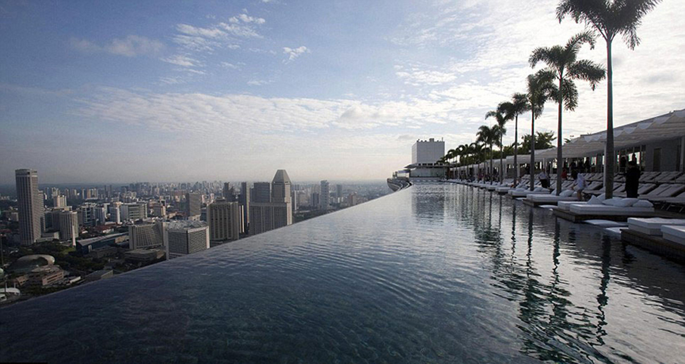 Donde se encuentra la piscina más alta del Mundo ?