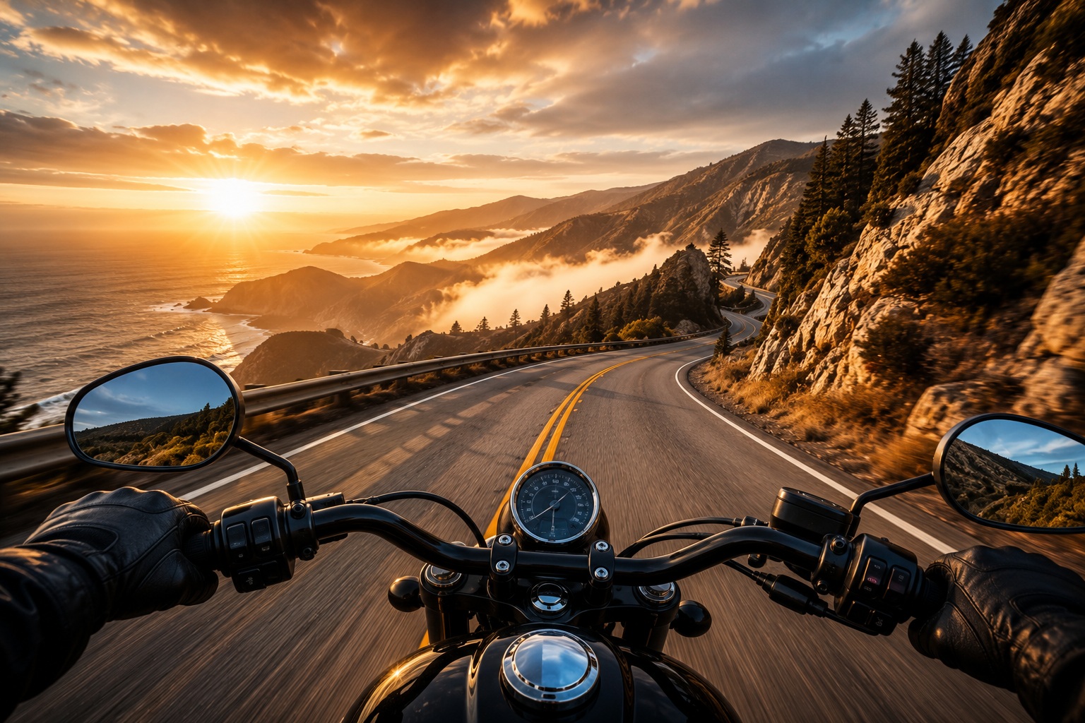 EE.UU. ¿Cuáles son las rutas más icónicas para recorrer en motocicleta?