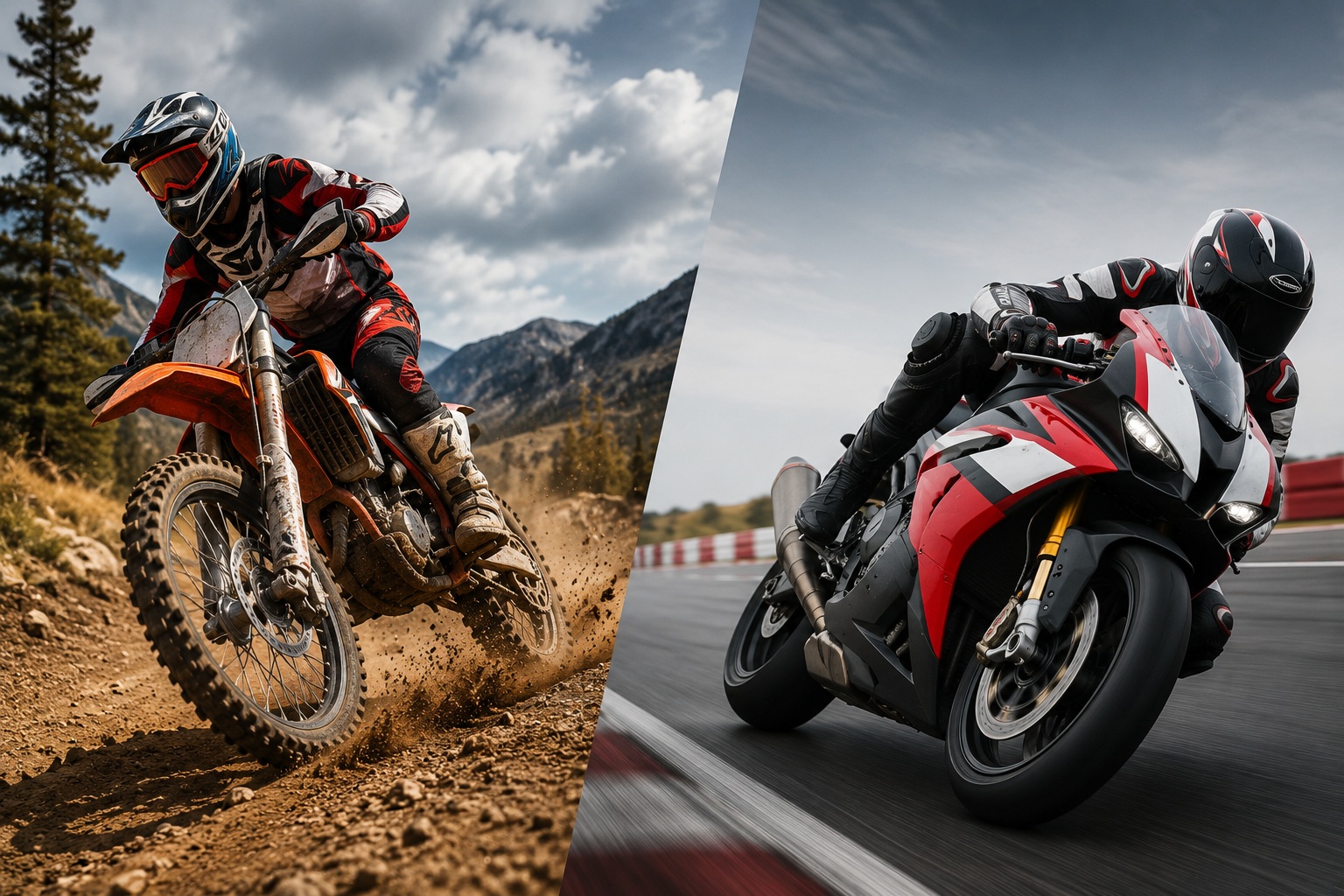 Motos de motocross o motos deportivas: ¿cuál ofrece la mejor experiencia de conducción?